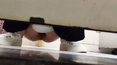 商场女厕全景偷拍小嫩妹的极品美鲍鱼